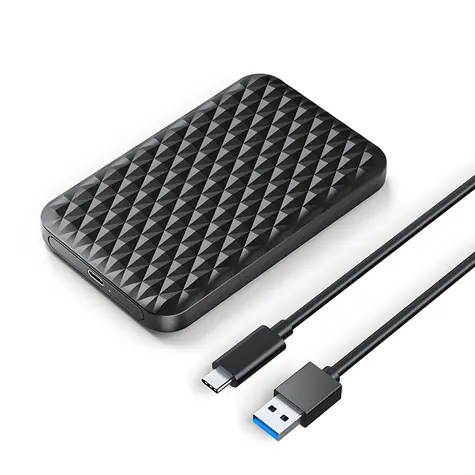 Orico 2520C3-V1 čierna / Box pre HDD/SSD / 2,5" / USB-C / 5 Gbps