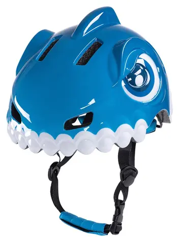Wozinsky Dinosaurus S modrá / Detská cyklistická prilba / veľkosť S
