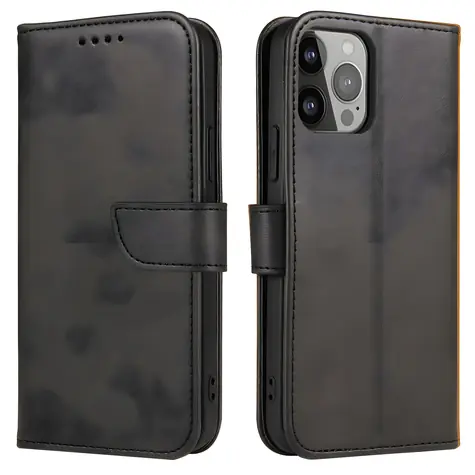 Hurtel Magnet Case čierna / Puzdro / Samsung Galaxy M54 / flip s chlopňou / magnetické / peňaženka