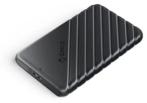 Orico 25PW1-U3 čierna / Box pre 2,5" HDD / SSD / USB 3.0 Micro-B / 5 Gbps