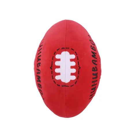 HUHUBAMBOO Hračka pre psov Futbalová lopta / Plyšová / Hádzacia / 21x14x13 cm