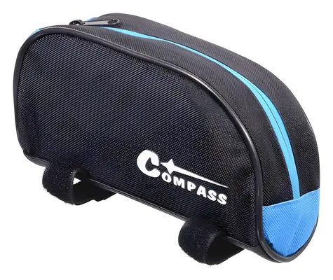 Compass Taška na prednej vidlici čierno-modrá / Taška na bicykel / 1 l / 18 × 9 × 7 cm