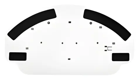 TESLA RoboStar iQ100 plastový držiak pre mop V2 / Náhradný diel / Suchý zips