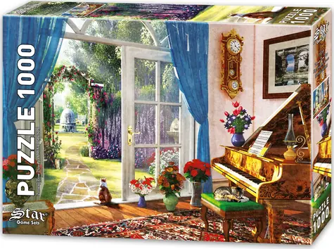 STAR Puzzle Pohľad z dverí izby / 1000 dielikov / 68 x 48 cm