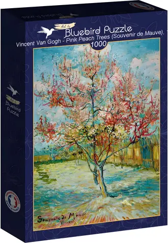 BlueBird Puzzle Ružové broskyne / 1000 dielikov / 48 x 68 cm