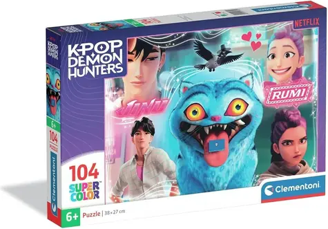 Clementoni Puzzle K-Pop: Lovkyňa démonov: Jinu a Rumi / 104 dielikov / 38 x 27 cm