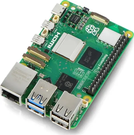 Raspberry Pi 5 2GB / Základná doska / BCM2712 2,4 GHz / 2GB RAM / Wi-Fi / Bluetooth 5.0 / Gigabit LAN