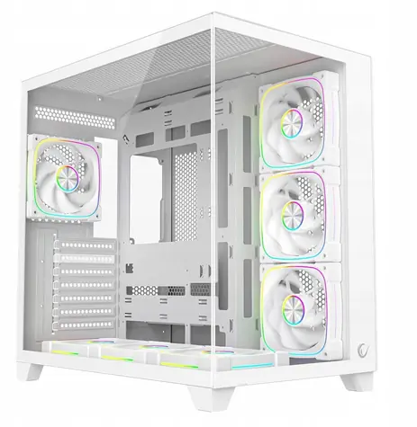 Rampage Sealite biela / Skriňa / 7x ARGB ventilátor