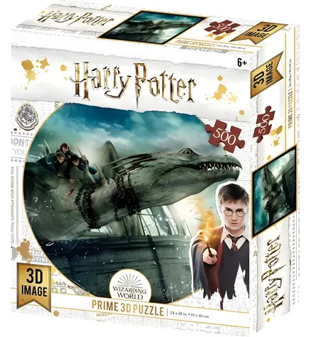 Prime 3D Puzzle Harry Potter: Útek z Gringottovej banky 3D XL / 300 dielikov / 61 × 46 cm