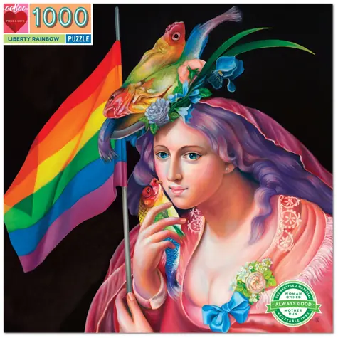 EEBOO Puzzle Dúha slobody / 1000 dielikov / 71,7 x 53,3 cm