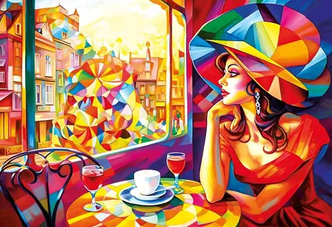 MAGNOLIA Puzzle Dúhové rande / 1000 dielikov / 68 x 48 cm
