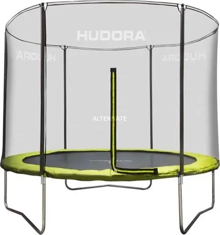 Hudora Fabulous 300 čierno-žltá / Trampolína / priemer 300 cm / nosnosť 100 kg / od 6 rokov