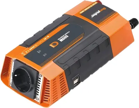 Carspa PID400 / Menič napätia / 12V/230V / USB / 400W / modifikovaná sínus / digitálny display