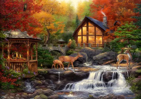 GRAFIKA Puzzle Farby života / 1000 dielikov / 69 × 47,8 cm
