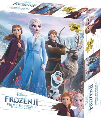 Prime 3D Puzzle Ľadové kráľovstvo II 3D / 500 dielikov / 61 × 46 cm