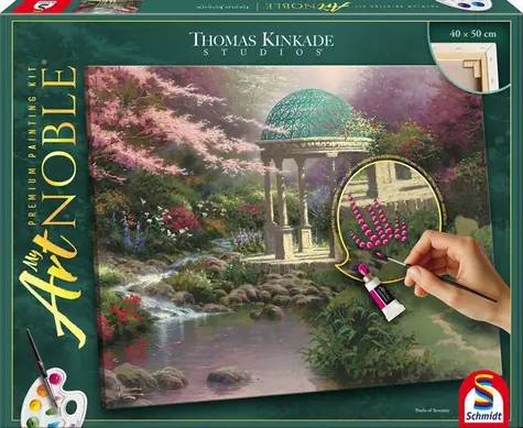 Schmidt SPIELE Maľovanie akrylom Thomas Kinkade: Pools of Serenity / My ArtNOBLE / Plátno 40 x 50 cm