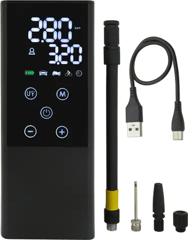Compass TANGO / Aku kompresor / 4000 mAh / 10,5 BAR / 150 PSI / LED prísvit