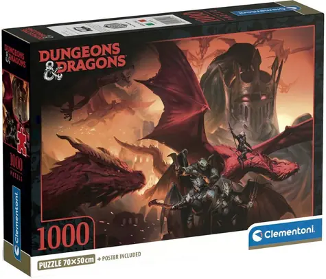 Clementoni Puzzle Dungeons&Dragons / 1000 dielikov / od 14 rokov
