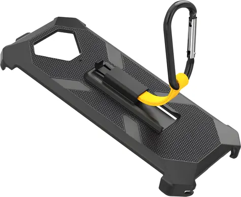 MyPhone Kryt s karabínou pre Hammer Iron V čierna / Kryt / Otočný klip 180° / Karabína