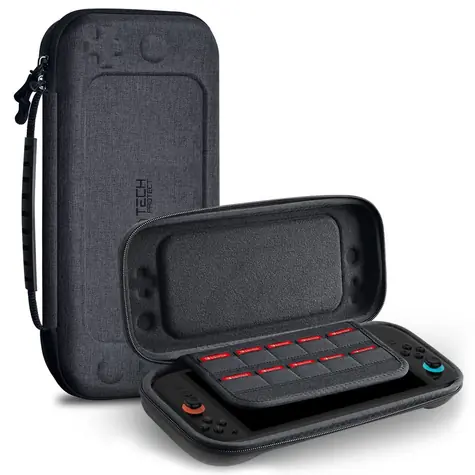 Tech-Protect Hardpouch šedej / Puzdro / Nintendo Switch 2