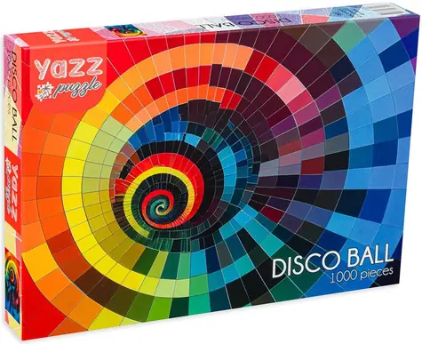 YAZZ Puzzle Disco guľa / 1000 dielikov / 68 x 48 cm