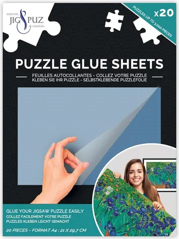 JIG&PUZ Lepiaca fólia na puzzle / 20 listov / 29,7 x 21 cm / na 3000 dielikov