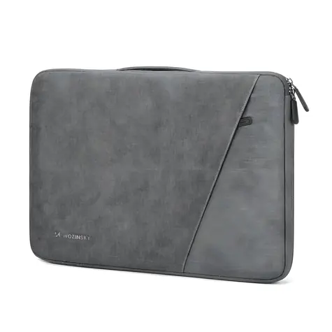 Wozinsky WTNP-17G šedá / Taška na notebook / 17" / výsuvné držadlo