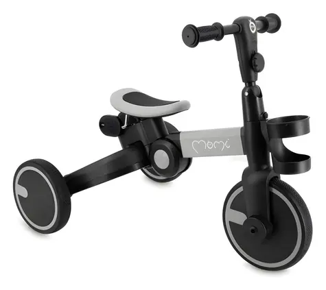 Momi Odrážadlo FILO 3v1 šedá / Trojkolka a balančné koleso / Nastaviteľná sedačka / Nosnosť 25 kg / Hliníkový rám