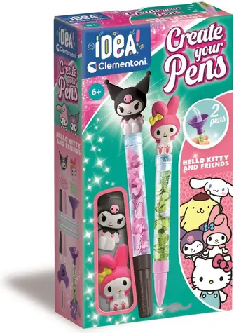 Clementoni IDEA Kreatívna súprava na výrobu pier My Melody a Kuromi / od 6 rokov