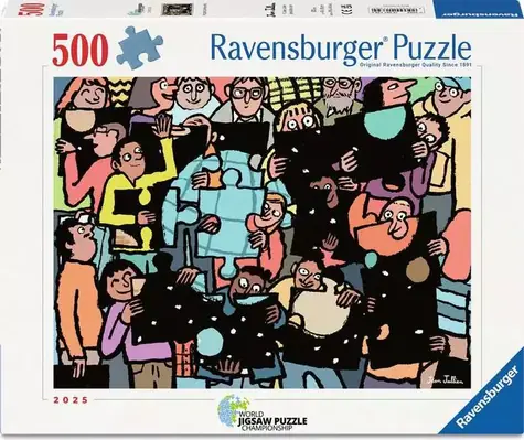 Ravensburger Puzzle Milovníci skladania / 500 dielikov / 49 x 36 cm