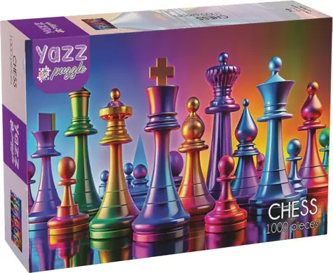YAZZ Puzzle Šach / 1000 dielikov / 68 x 48 cm