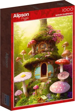 ALIPSON Puzzle Hubový domček / 1000 dielikov / 47,8 x 69 cm