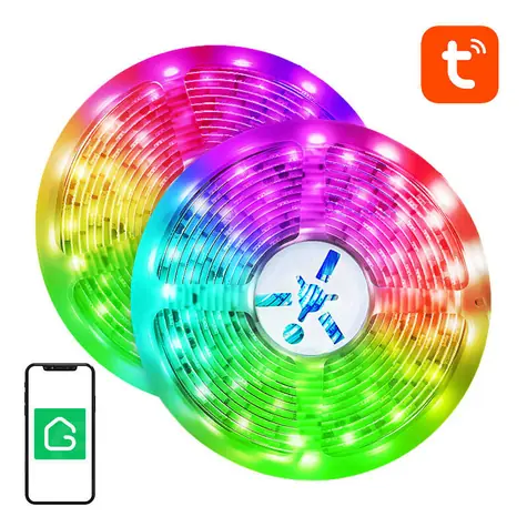 NiteBird SL3 / Šikovný LED pásik / RGB / Wi-Fi / 2x5 m / Tuya