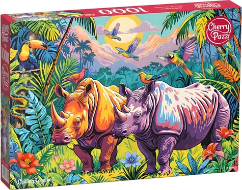 Cherry PAZZI Puzzle Spoločné chvíle pohody / 1000 dielikov / 70 × 50 cm