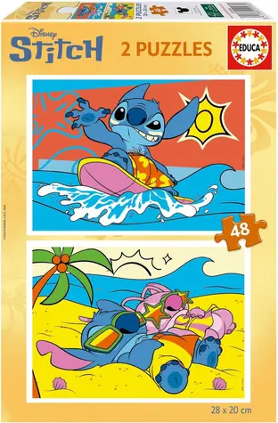 Educa Puzzle Stitch / 2x48 dielikov / 28 x 20 cm