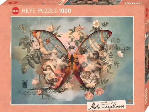 HEYE Puzzle Metamorphosis: Krídla I / 1000 dielikov / 70 x 50 cm