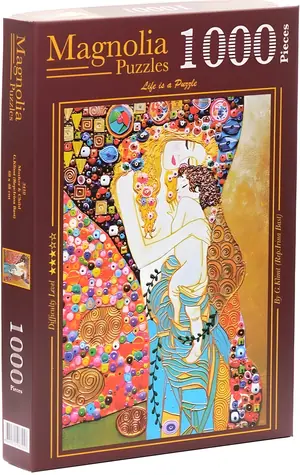 MAGNOLIA Puzzle Matka a dieťa / 1000 dielikov / 48 x 68 cm