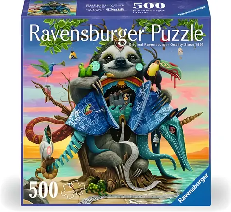 Ravensburger Puzzle Afterglow / 500 dielikov / štvorcový formát / 47 × 47 cm