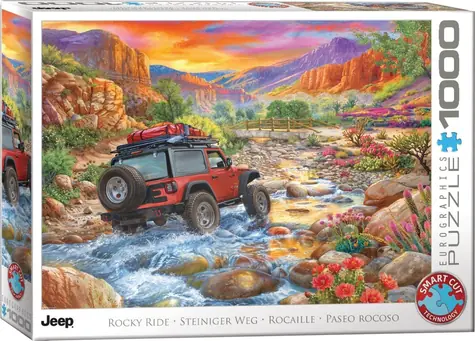 EUROGRAPHICS Puzzle Drsná jazda / 1000 dielikov / 68 x 48 cm