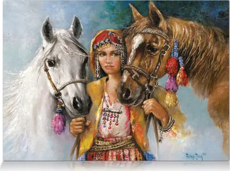 STAR Puzzle Vidiecke dievča / 1000 dielikov / 68 × 48 cm