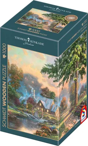 Schmidt Puzzle Jednoduchšie časy II. / 1000 dielikov / drevené / od 12 rokov
