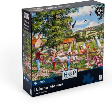 HOP Puzzle Lamy / 1000 dielikov / nepravidelné dieliky / plagát A3