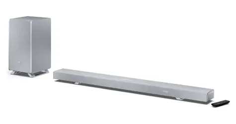 Sharp HT-SBW55121 strieborná / 5.1.2 soundbar / 292W / Dolby Atmos / DTS: X / Bluetooth 5.3 / 2x HDMI