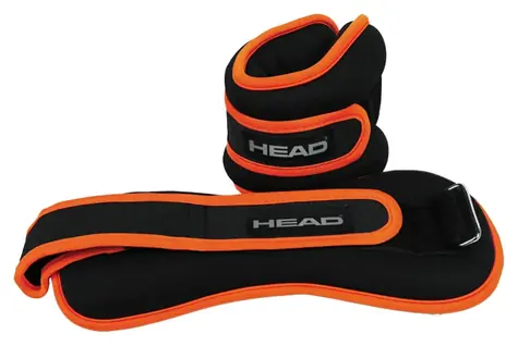 HEAD Závažie na členky a zápästie 0,5 kg čierno-oranžové / 2 ks / neoprénové / suchý zips