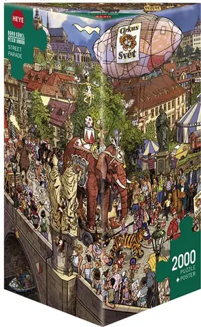 HEYE Puzzle Pouličný sprievod / 2000 dielikov / 97 × 69 cm