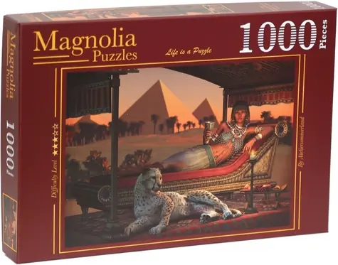 MAGNOLIA Puzzle Večera pri pyramídach / 1000 dielikov / 68 x 48 cm