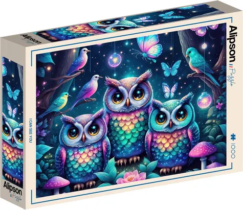 ALIPSON Puzzle Ja ťa vidím / 1000 dielikov / 69 x 47,8 cm