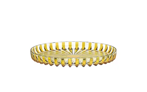 Guzzini DOLCEVITA žltá / Podnos / okrúhly / priemer 31 cm / bioplast