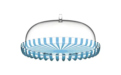 Guzzini DOLCEVITA tyrkysová / Podnos na tortu s vekom / O 31 cm / bioplast