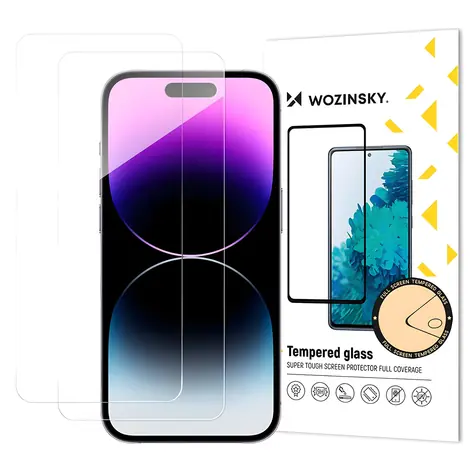 Wozinsky tvrdené sklo pre Apple iPhone 17/16 Pro / Tvrdené sklo / 2 ks